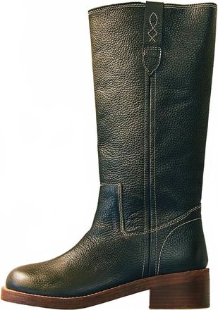 Free People Womens Blaze Pull On Boots In Victorian Black Lear
