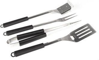 Somagic Somagic - Juego De 4 Accesorios De Acero Inoxidable Para Barbacoa Somagic