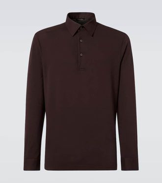 Loro Piana Polo in piqué di cotone