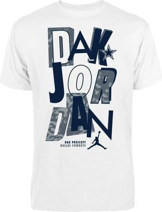 Jordan Brand Mens Jordan Brand Dak Prescott White Dallas Cowboys Fresh Graphic T-Shirt at Nordstrom, Size Medium