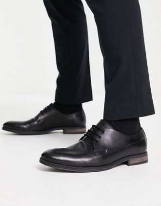 Jack & Jones Scarpe derby in pelle nere-Nero