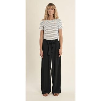 Molly Bracken Soepelvallende broek met riem