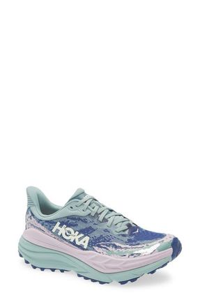 Hoka One One Stinson ATR 7 Trail Running Shoe in Rosemary /Fragrant Lilac at Nordstrom, Size 6.5