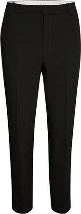 Part Two Klassieke Zwarte Urbanapw Broek - Dames - Slim Fit Broeken - Zwart - M - Broeken