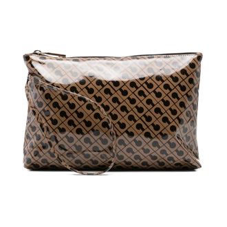 Gherardini Clutches, female, Brown, Size: ONE SIZE Ghb0244 Softy Glossy