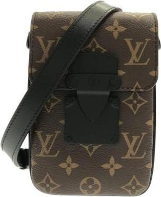Louis Vuitton Pre-owned Monogram Macassar S Lock Vertical Wearable Wallet Borsa a Spalla - - Pre-owned - Donna - Marrone - ONE SIZE