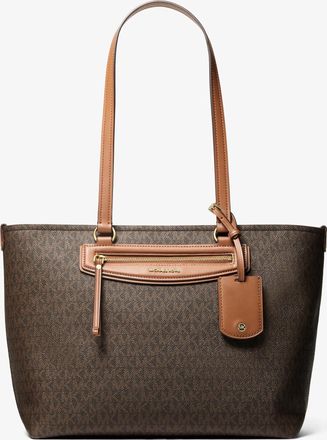 Michael Kors Jet Set Travel Medium Signature Logo Tote Bag