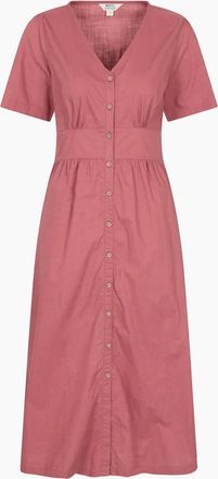 Mountain Warehouse Womens Mountain Warehouse Womens/Ladies Riviera Button Through Midi Dress - Pink - Size: 16