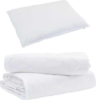 vidaXL Duvet 2 En 1 Con Almohada 2 Pcs Pluma De Pato Vidaxl