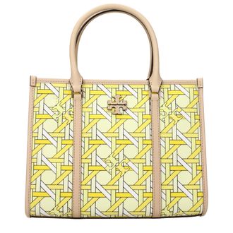 Tory Burch Yellow Fabric Womens Handbag