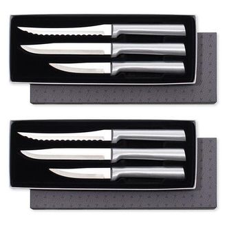 Rada 3 Piece Cooking Essentials Knife Set with Gift Box, Set of 2, Silver Handles at Nordstrom