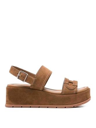 Hogan H703 Suede Sandals