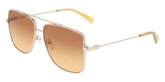 Liu Jo LJ165S 722 Womens Sunglasses Gold Size 59