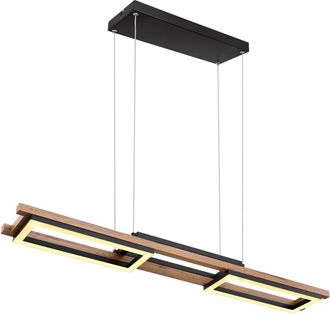 Globo Lighting L&aacute;mpara Colgante - Illa - Negro - Metal - Gran L&aacute;mpara De - Globo