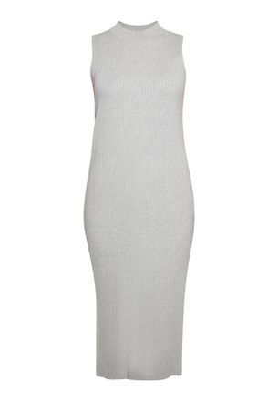 Usha Jurk Dames grijs melange