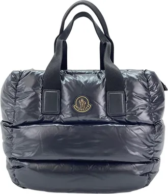 Moncler Black Shoulder Bag Tote Bag (Pre-Owned)