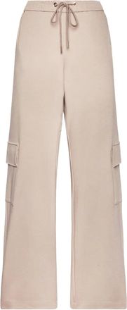 Elena Miro Broek met trekkoord - Beige