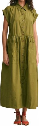 Hod Womens Rob Waren Dress In Olive