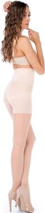 Penti Penti Shaping Tights Body Control Shiny Slimming High Waist Tummy Control Corset | 15 Den | 4 Colours(Black, Nude, Light Nude, Bronze) | 3 Size -M,L,X
