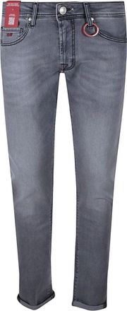 Sartoria Tramarossa Slim-Fit Grey Denim Jeans