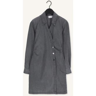 Gestuz Dames, Jurken, Grijs, Maat: XS Katoen