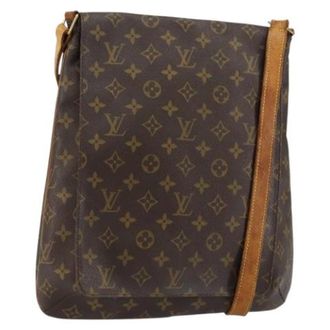 Louis Vuitton Pre-owned Cross Body Bags, female, Brown, Size: ONE SIZE Pre-owned Canvas Cross Body Bag