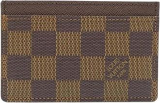 Louis Vuitton Pre-owned Card Case - unisex - Vintage Accessoires - Bruin - ONE Size - Vintage