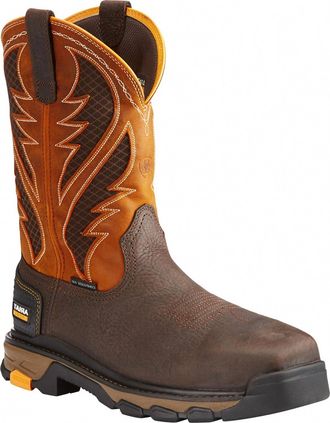 Ariat Mens Intrepid Venttek Composite Toe Work Boots In Brown