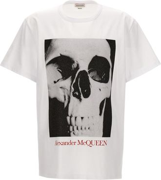 Alexander McQueen White Printed T-shirt
