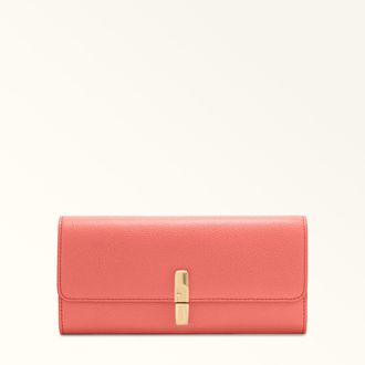 Furla Iride Continental Wallet Xl Aperitivo Textured Leather Woman