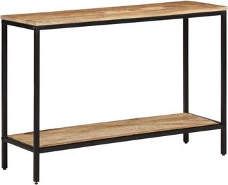 vidaXL Console Table 100x35x70 cm Solid Rough Wood Mango vidaXL