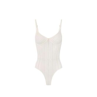 Elisabetta Franchi Dames, Tops, Wit, Maat: XL Viscose