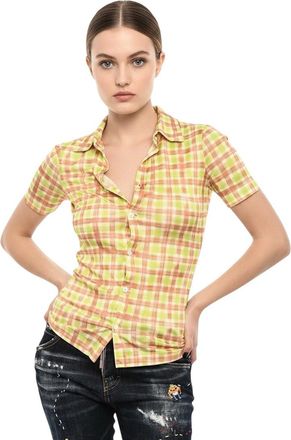 Dsquared2 Multicolor Slim Checks Shirt