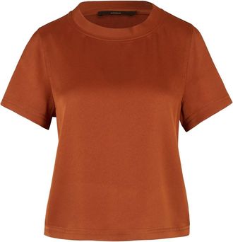 Windsor Stijlvolle Dames T-shirt 222 Ontwerp - Dames - T-shirts - Bruin - M - Tops