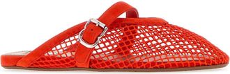 Alaia Flat Mule - Orange