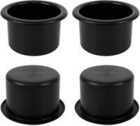 OEM Adecuado Para El Juego De 4 Portavasos Lntyq, Portavasos Universal Negro, Apto Para Coches, Barcos, Sof&aacute;s, Autocaravanas Y Yates (di&aacute;metro Interior: 8