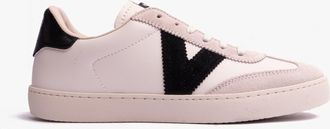 Victoria Berlin Faux Leather & Split Womens Trainers Negro - Black - Size UK 4