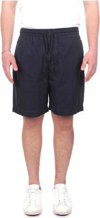 Woolrich Poplin Short GD - Heren - Korte Broeken - Blauw - M - Katoen - Korte Broeken