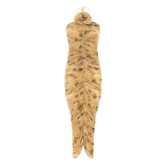 Magda Butrym Dames, Jurken, Beige, Maat: 2XS Jersey