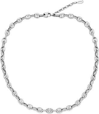 Samuel B. Silver Hammered Necklace