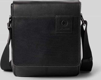 Strellson Handtasche aus Leder mit Schulterriemen Modell Hyde Park Jeremy in Black, Gr&ouml;&szlig;e 1