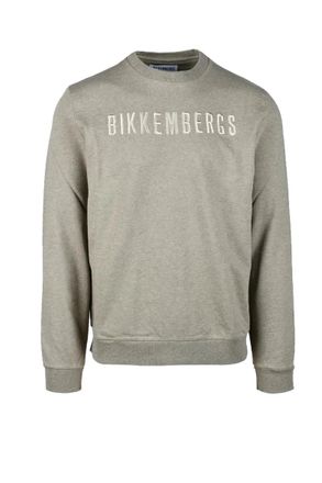 Dirk Bikkembergs Grey Crewneck Cotton Sweatshirt