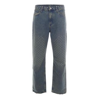 Daily Paper Clothing Straight Jeans, male, Blue, Size: 2XL Wide Jeans