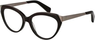 Yohji Yamamoto Bruine Cat Eye Optische Monturen - unisex - Brillen - Bruin - ONE Size - Accessoires