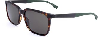 HUGO BOSS Mens 57 mm Grey Sunglasses
