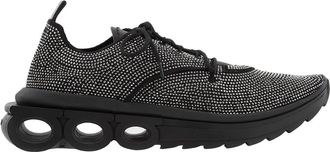 Ferragamo Ferragamo Nima Rhinestone Gancini Sneakers