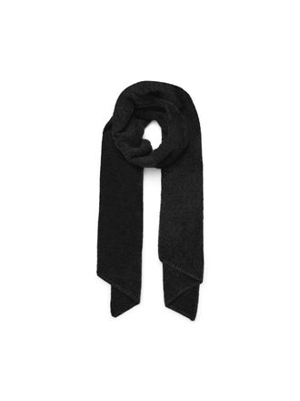 Vero Moda Schal VERO MODA VMCASSY SCARF NOOS, Damen, schwarz, Fleece, Kunstfaser, unifarben, Modet&uuml;cher Schal