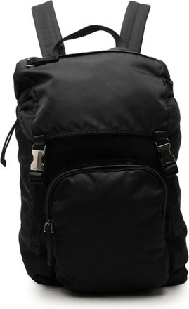 Prada Black Nylon Backpack (Pre-Owned)