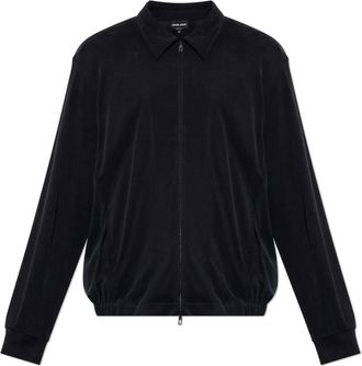 Giorgio Armani Turtleneck Jacket - Heren - Zomerjassen - Zwart - L - Jassen