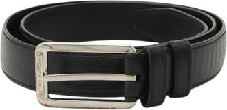 Louis Vuitton Pre-owned Leren Riem - unisex - Vintage Accessoires - Zwart - ONE Size - Leer - Vintage